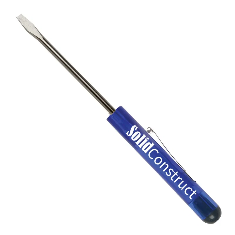 Custom Pocket Screwdriver - 1/8" Flat Tip Blade — view 6
