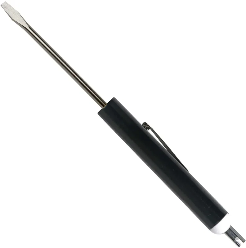CustomPocket Screwdriver - 1/8" Flat Tip Blade w/Valve Stem Top — view 3