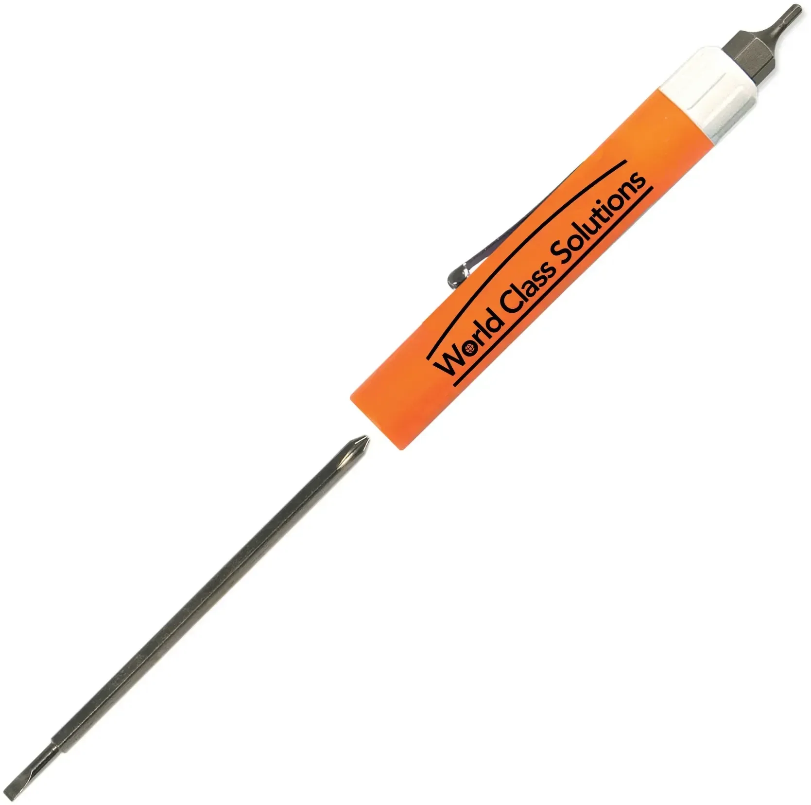 Custom Pocket Screwdriver - Reversible Blade & HexBit Top