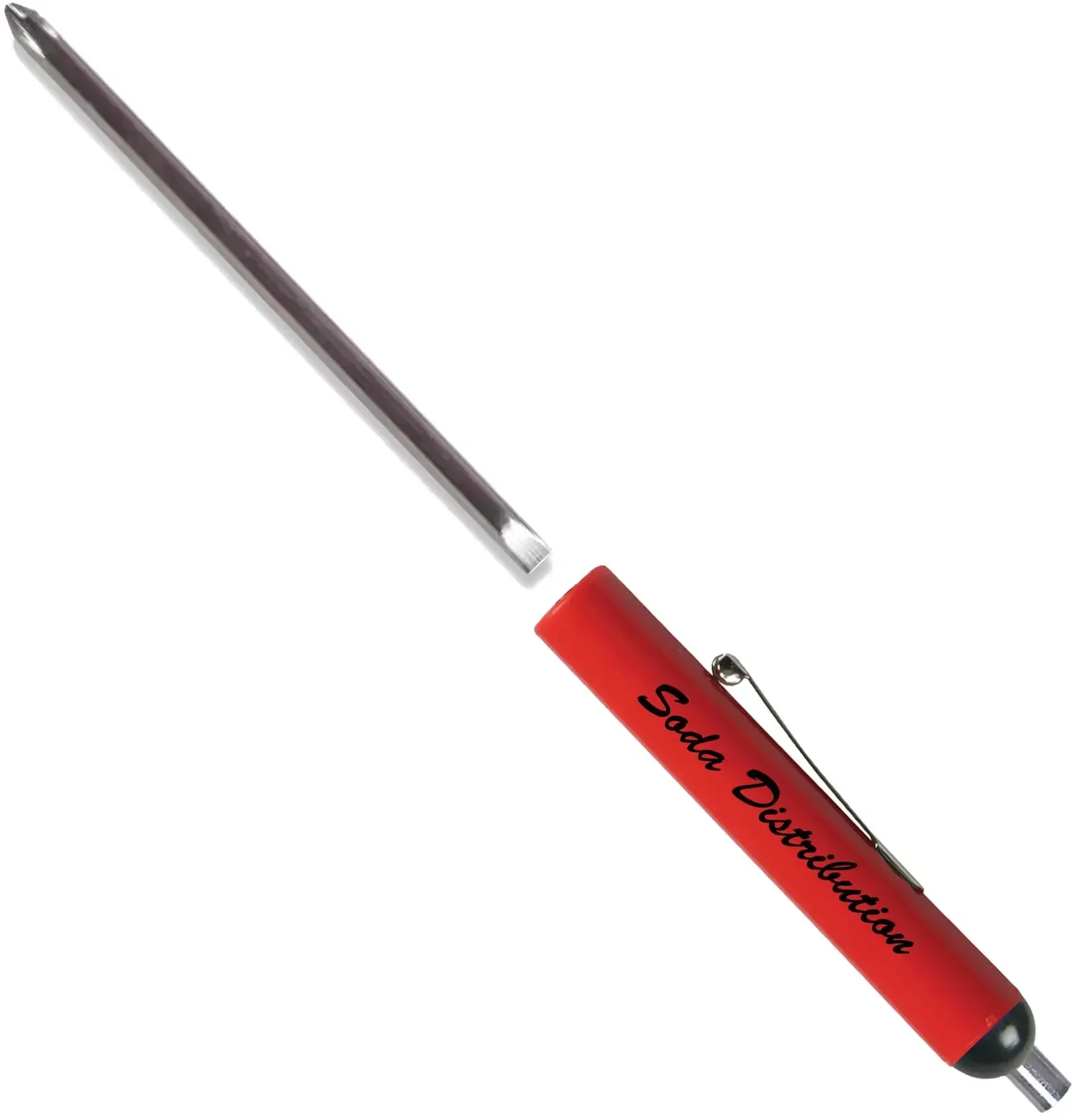 Custom Pocket Screwdriver Set with Reversible 1/8" Flat Tip #0 Phillips Blade and Magnet Top — view 4