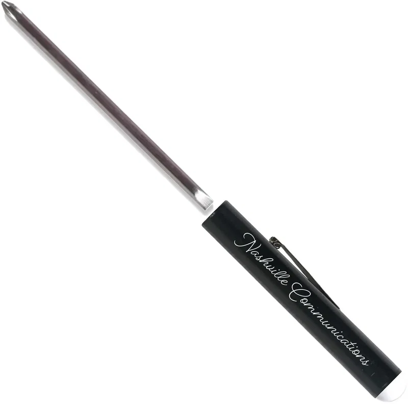 Pocket Screwdriver - Rev 1/8" Flat Tip #0 Phillips Blade w/Button Top — view 16
