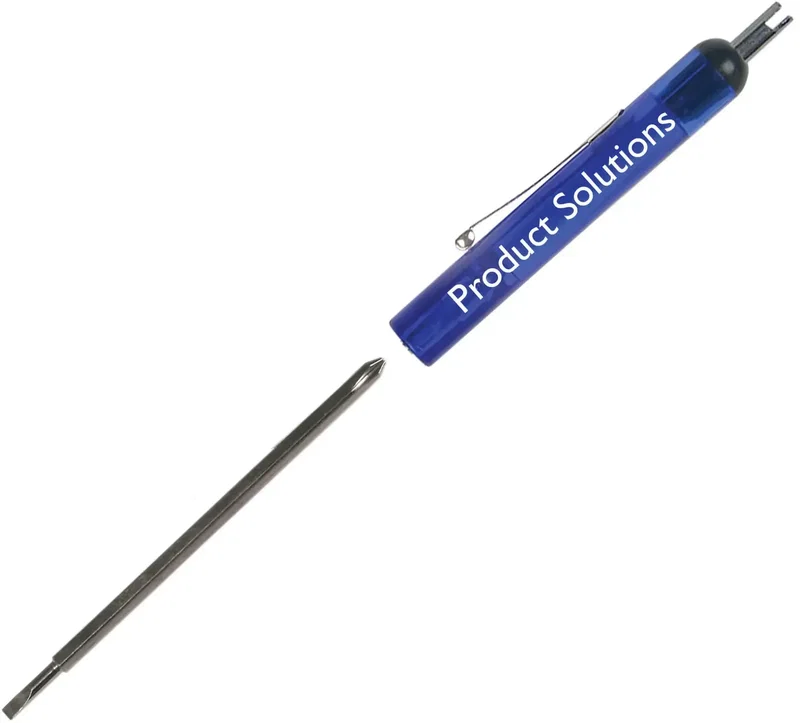 Personalized Pocket Screwdriver - Reversible 2.5mm Tech #0 Phillips Blade/Valve Stem Top — view 10