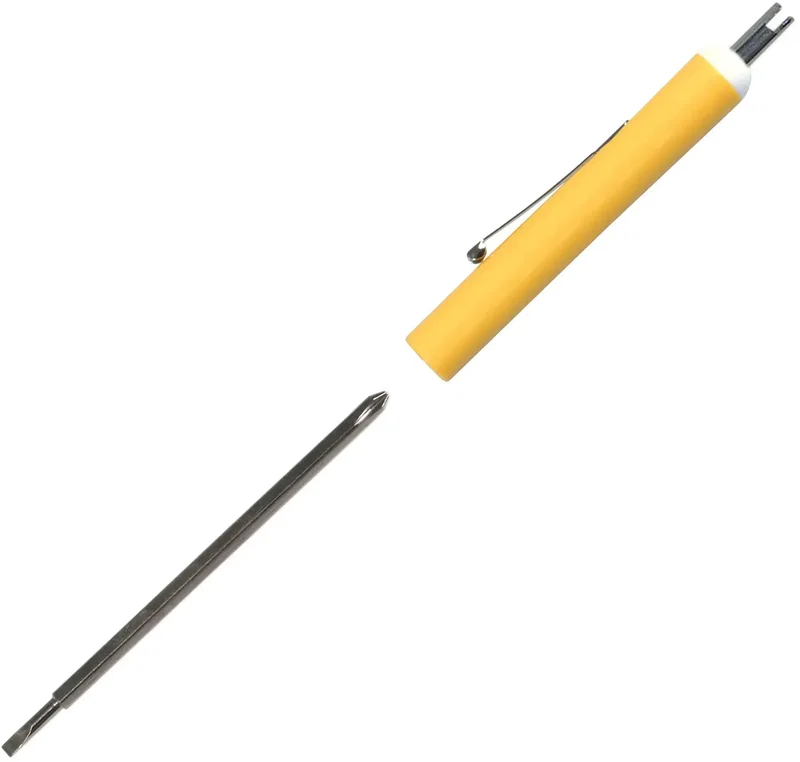 Personalized Pocket Screwdriver - Reversible 2.5mm Tech #0 Phillips Blade/Valve Stem Top — view 15