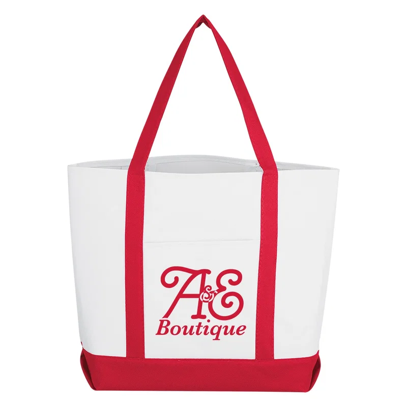Logo Pocket Shopper Tote Bag — view 3