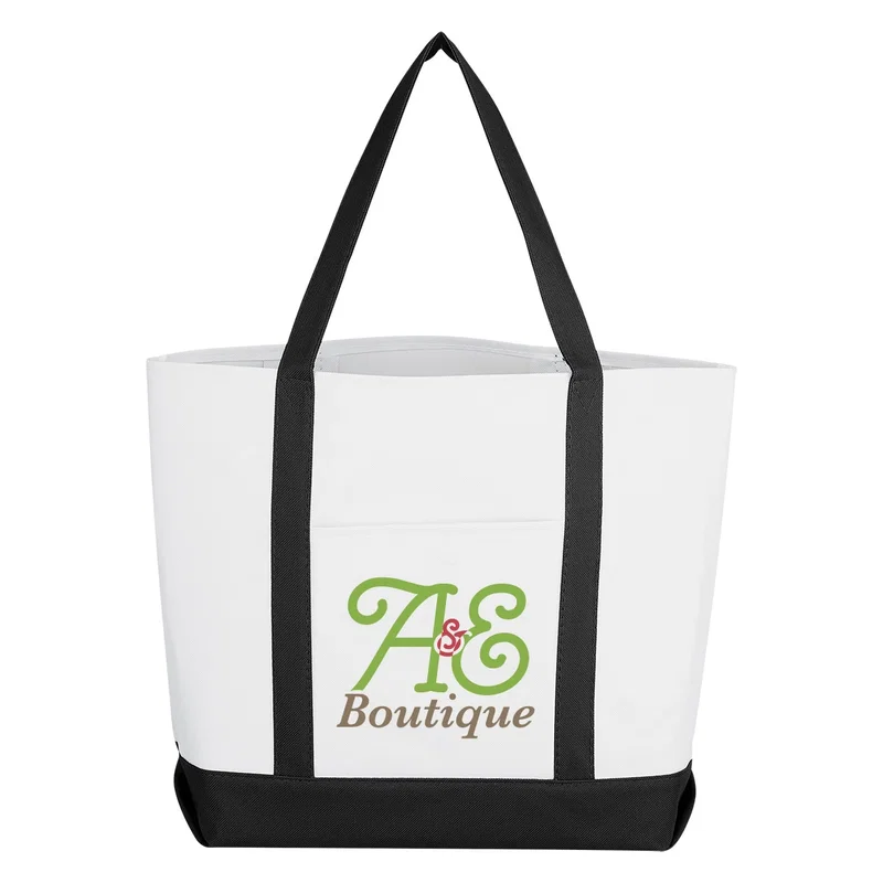 Logo Pocket Shopper Tote Bag — view 6