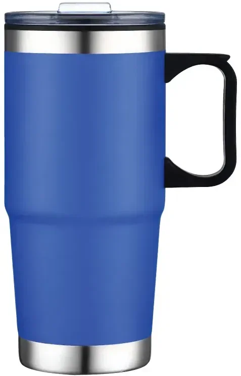 Personalized Polar Travel Mug - 24 oz. with Handle — view 4