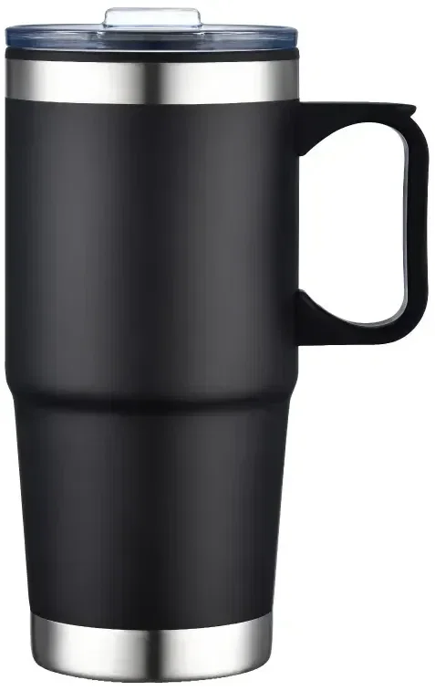 Personalized Polar Travel Mug - 24 oz. with Handle — view 5