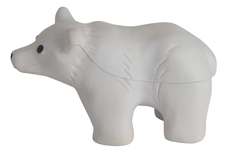 Personalized Polar Bear Stress Reliever — view 2