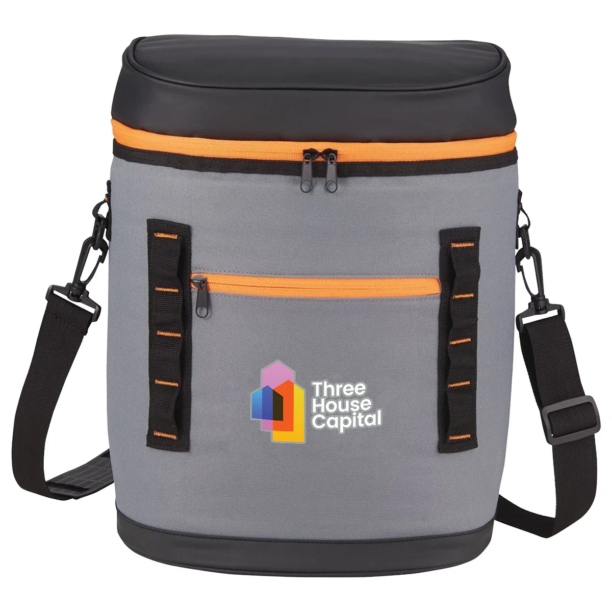 Polaris 20-can promotional cooler backpack, side profile
