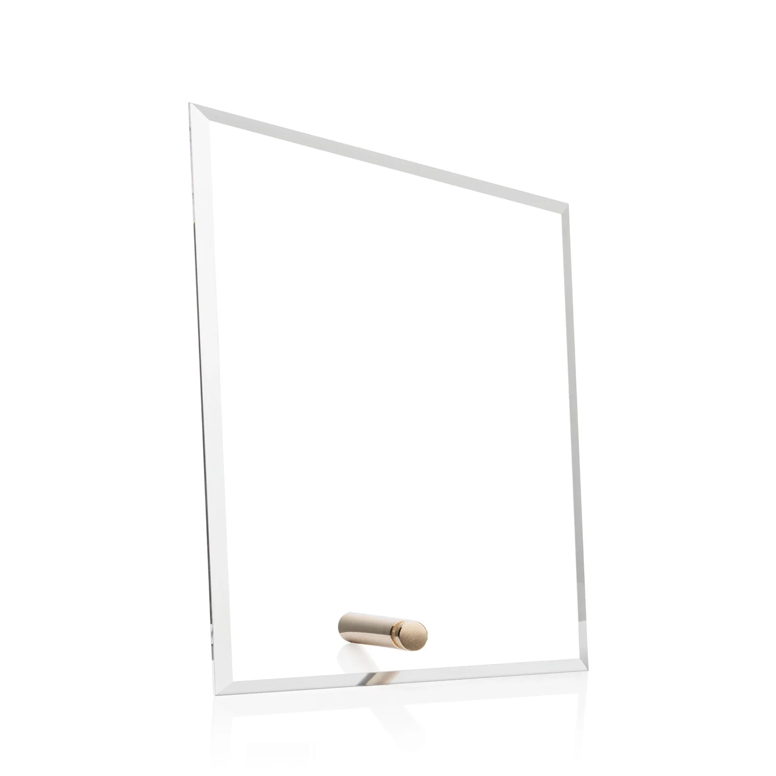 Personalized Beveled Acrylic Slant-Top Rectangle Award with Easel Pin for retirement presentations
