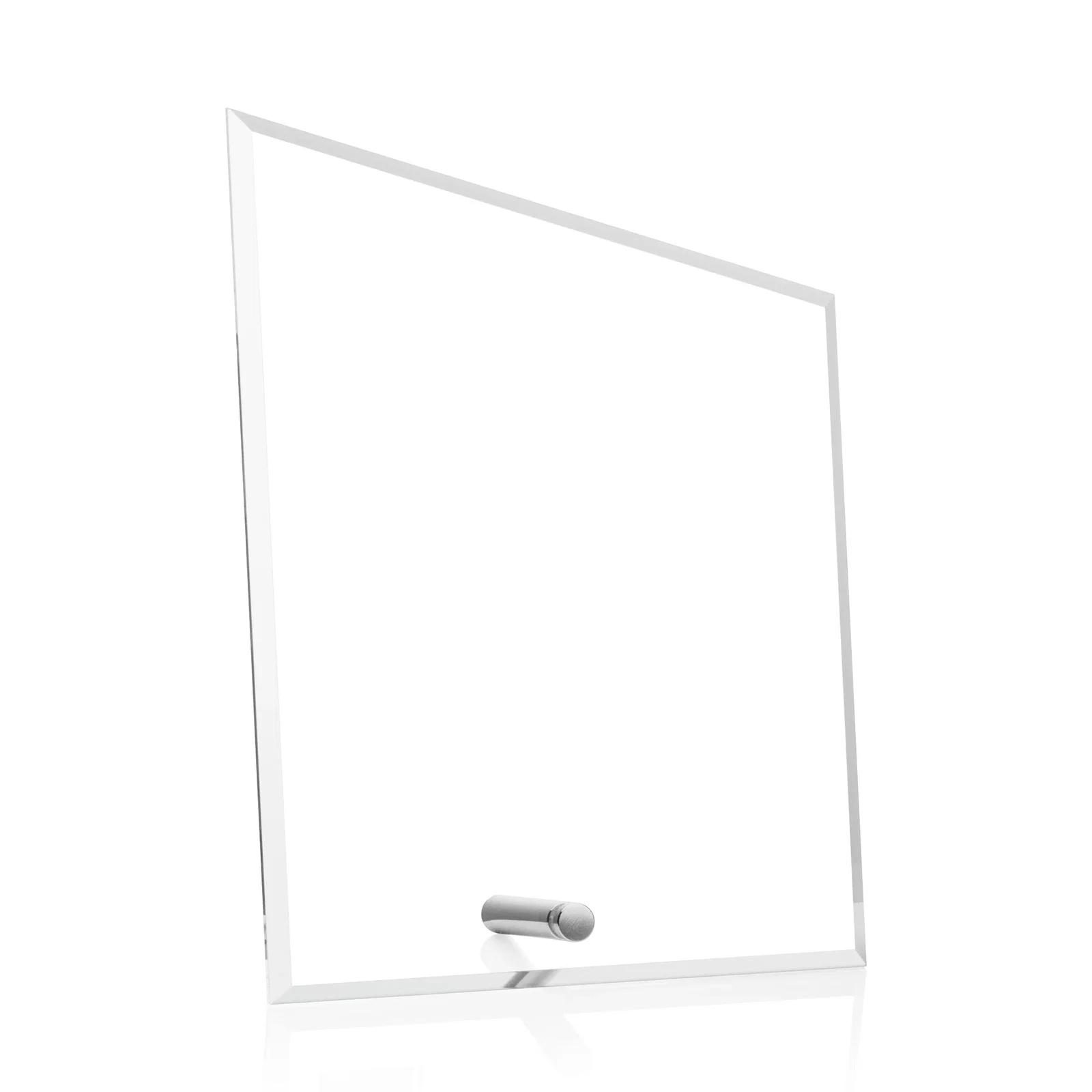 Personalized Beveled Acrylic Slant-Top Rectangle Award with Easel Pin for safety achievement programs