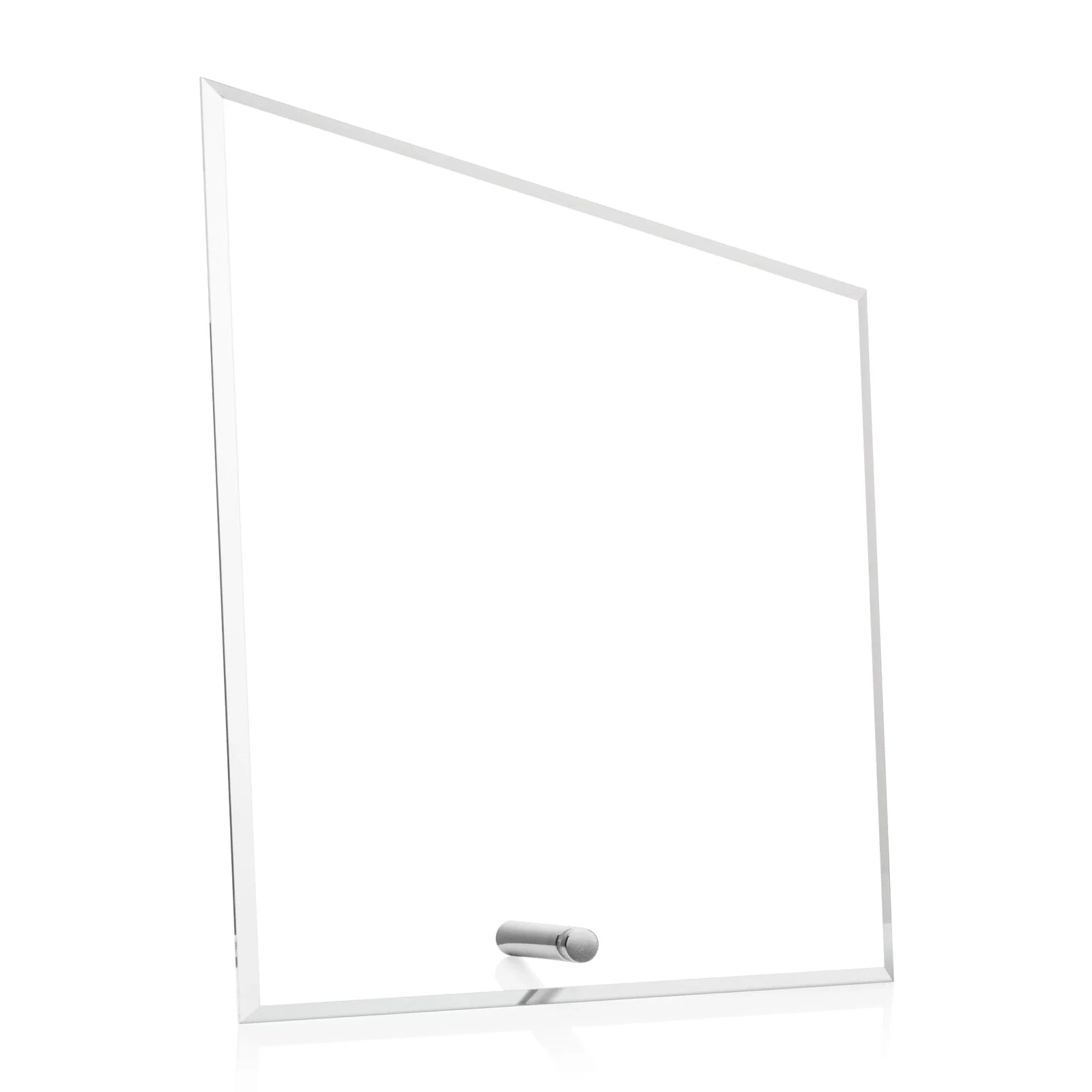 Personalized Beveled Acrylic Slant-Top Rectangle Award with Easel Pin for volunteer appreciation