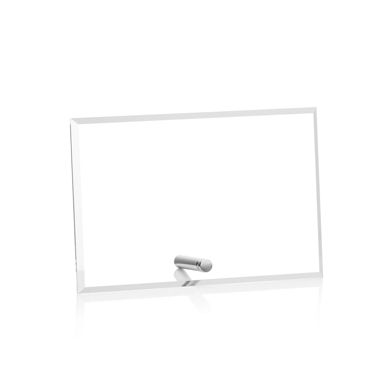 Personalized Beveled Acrylic Horizontal Rectangle Award with Easel Pin for graduation ceremonies