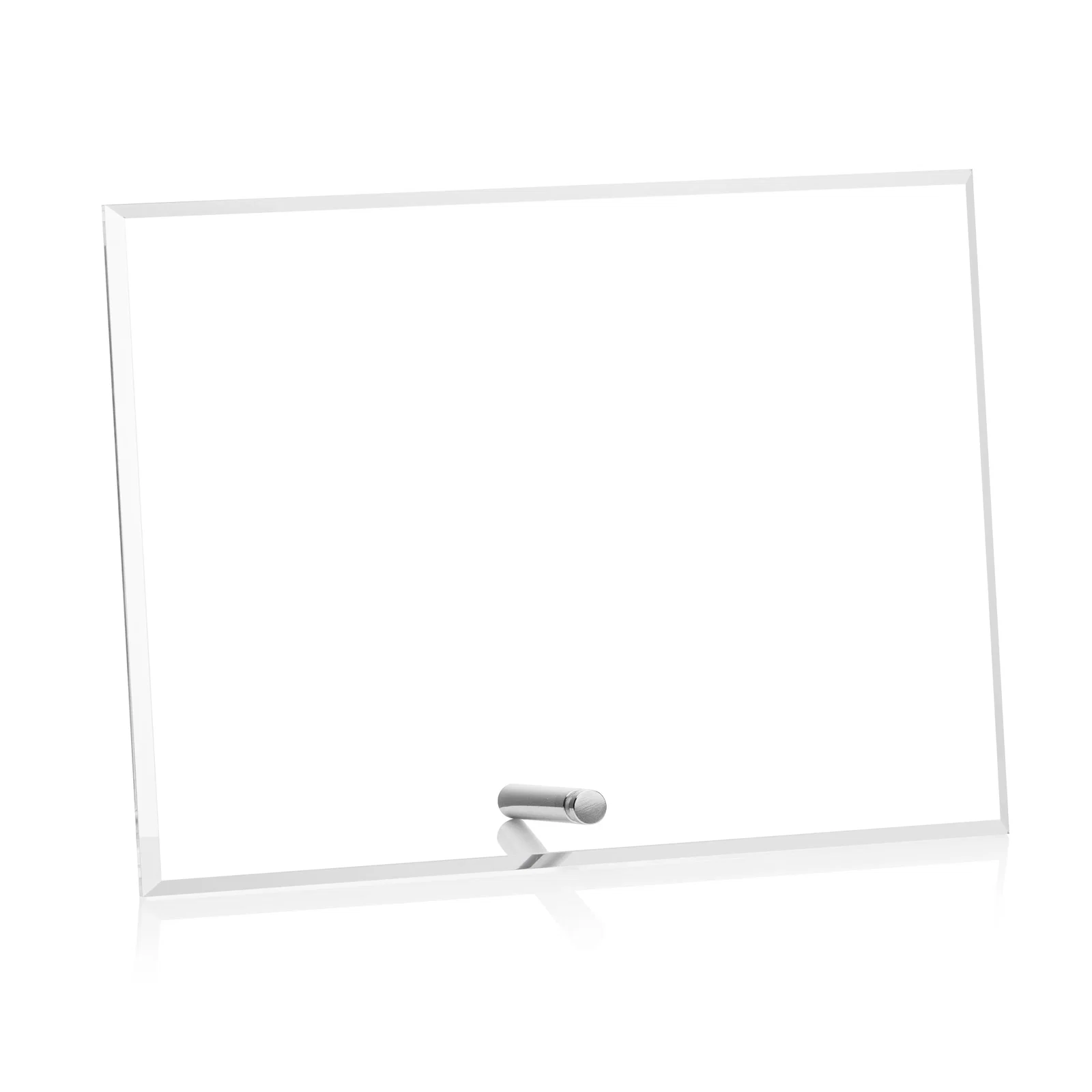 Personalized Beveled Acrylic Horizontal Rectangle Award with Easel Pin for volunteer appreciation