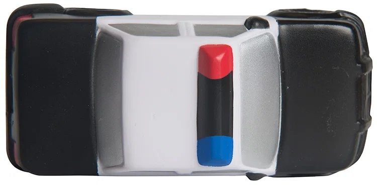 Imprinted Police Car Stress Reliever — view 3