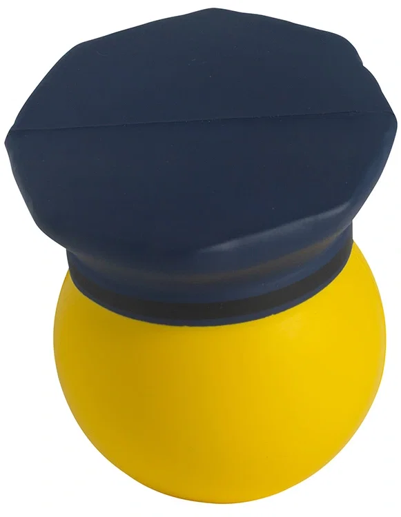 Police Officer Emoji Hat Stress Reliever — view 3