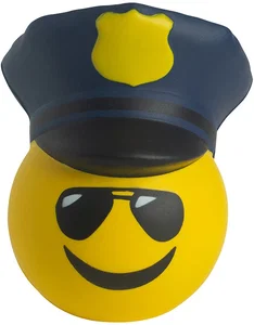 Police Officer Emoji Hat Stress Reliever