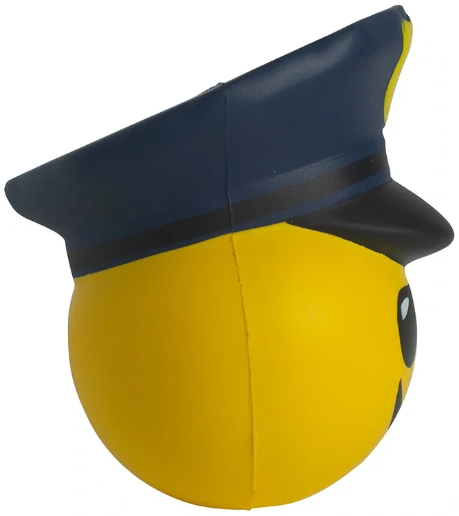 Police Officer Emoji Hat Stress Reliever — view 5