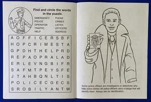 Police Officers Care Coloring Book