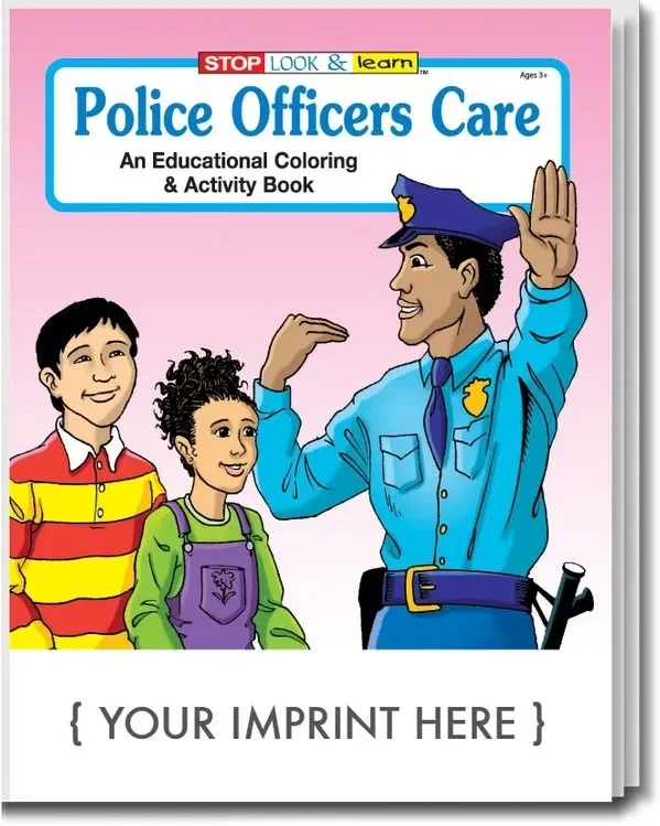 Police Officers Care Coloring Book — view 3