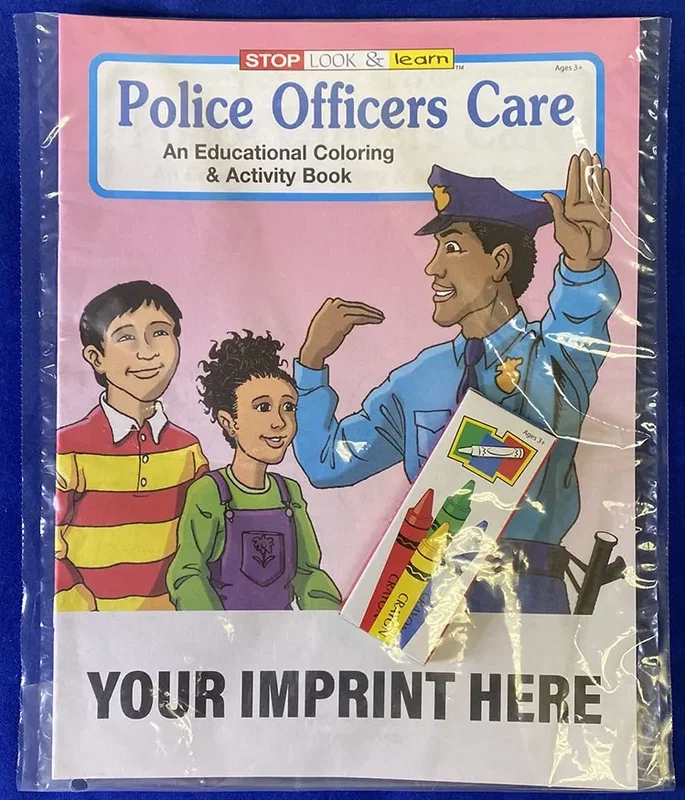 Police Officers Care Coloring Book — view 5