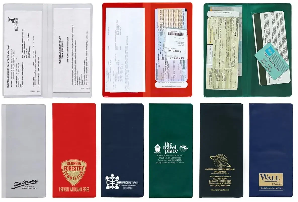 Policy & Document Holder with 2 Clear Full Pockets — view 4