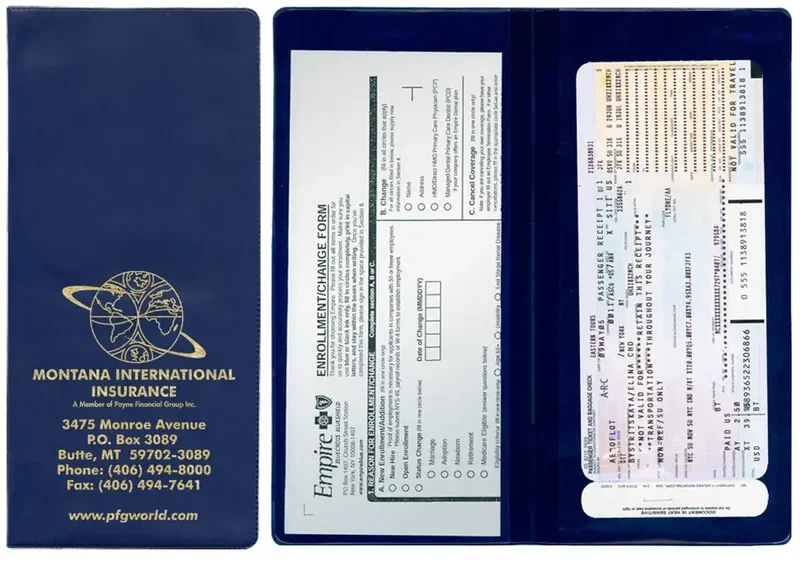 Policy & Document Holder with 2 Clear Full Pockets — view 6