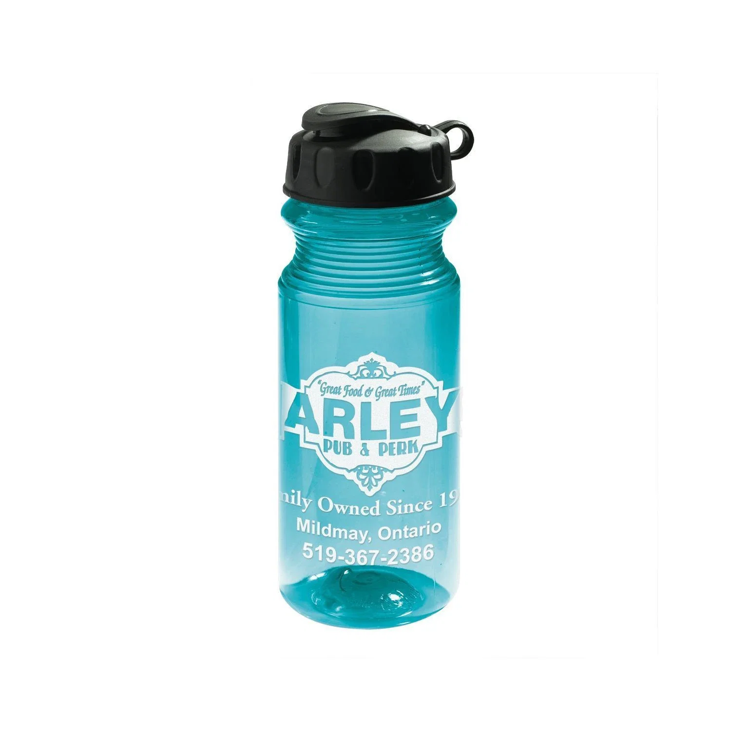 Poly Fresh 21 Oz Bottle — Aqua Blue — view 2
