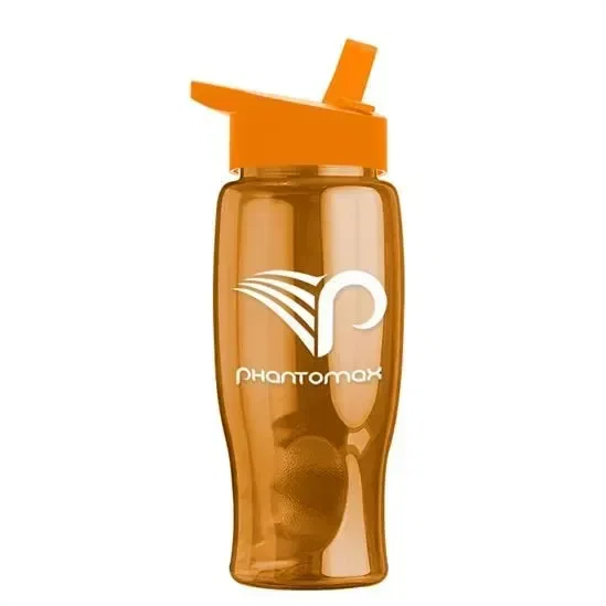 Poly+ Bottle with Flip-Straw Lid (27 oz.) — view 2