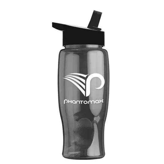 Poly+ Bottle with Flip-Straw Lid (27 oz.) — view 3