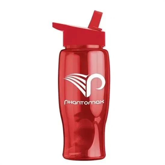 Poly+ Bottle with Flip-Straw Lid (27 oz.) — view 5