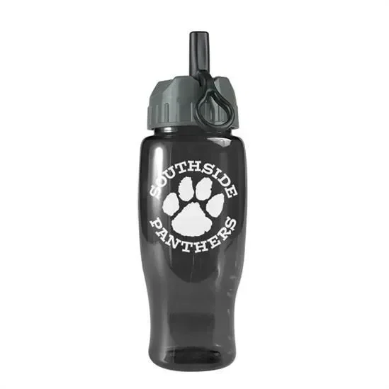 Poly+ Bottle with Ring-Straw Lid (27 oz.) — view 11