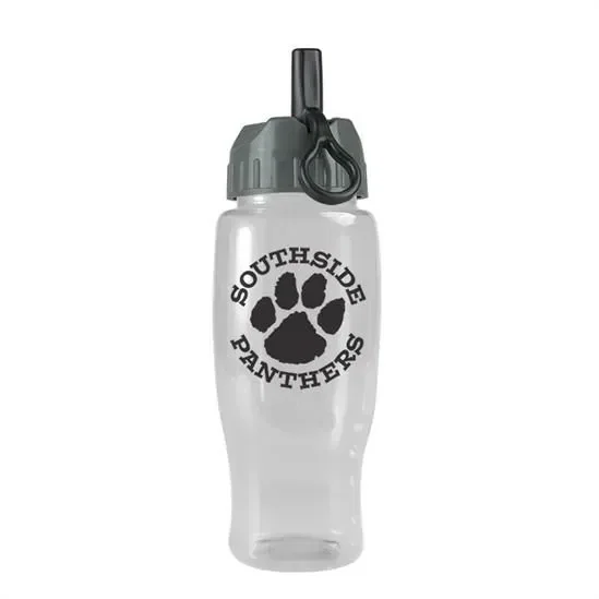 Poly+ Bottle with Ring-Straw Lid (27 oz.) — view 5