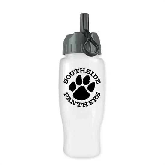 Poly+ Bottle with Ring-Straw Lid (27 oz.) — view 6