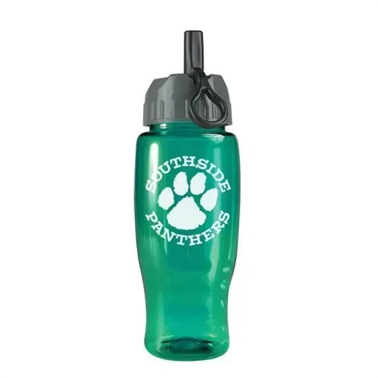 Poly+ Bottle with Ring-Straw Lid (27 oz.) — view 7