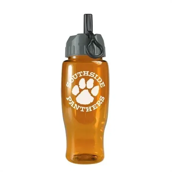 Poly+ Bottle with Ring-Straw Lid (27 oz.) — view 8