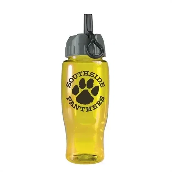 Poly+ Bottle with Ring-Straw Lid (27 oz.) — view 9
