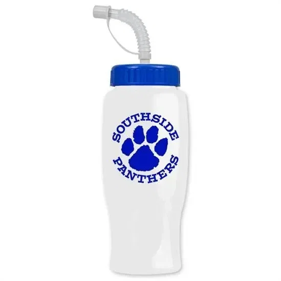 Poly+ Bottle with Straw Lid - 27 oz. — view 11