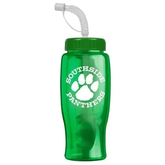 Poly+ Bottle with Straw Lid - 27 oz. — view 12