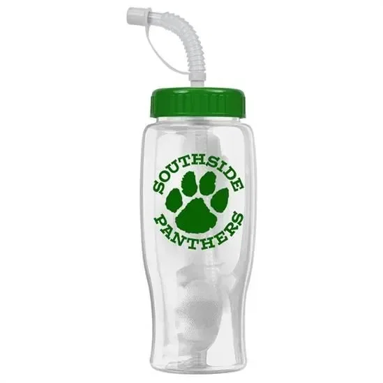 Poly+ Bottle with Straw Lid - 27 oz. — view 2