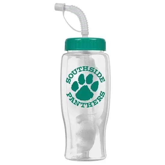 Poly+ Bottle with Straw Lid - 27 oz. — view 3