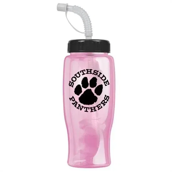 Poly+ Bottle with Straw Lid - 27 oz. — view 7