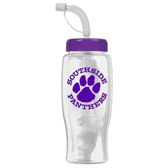 Poly+ Bottle with Straw Lid - 27 oz. — view 8