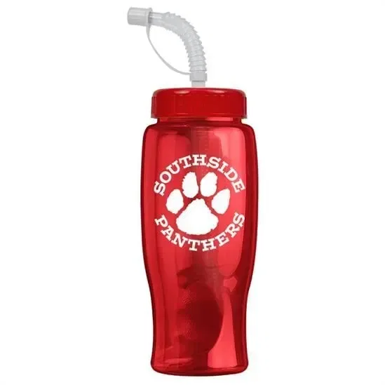 Poly+ Bottle with Straw Lid - 27 oz. — view 9