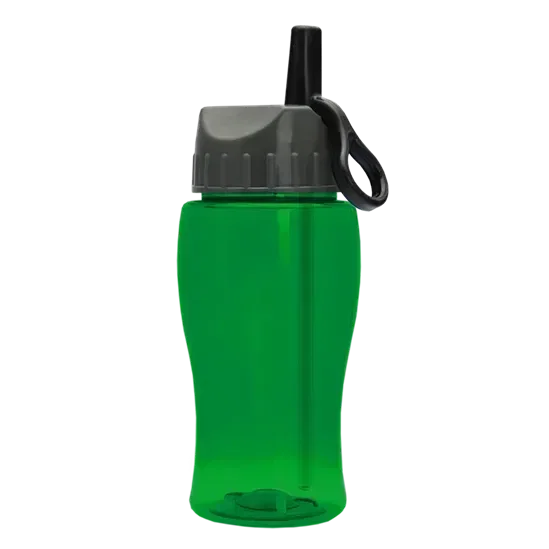 Poly+ Jr. Bottle with Ring-Straw Lid (18 oz.) — view 4