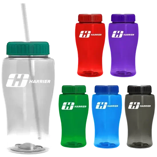 Poly+ Jr. Bottle with Straw Lid (18 oz.)