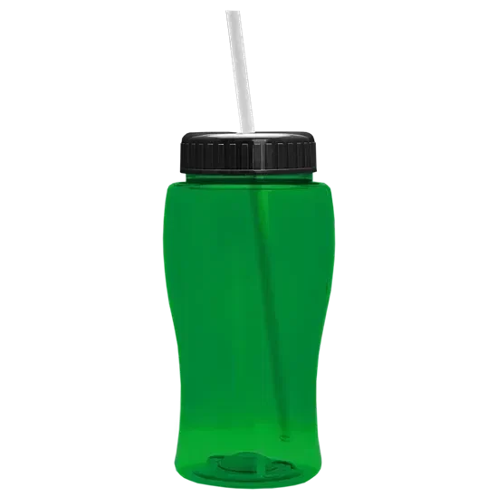 Poly+ Jr. Bottle with Straw Lid (18 oz.) — view 2