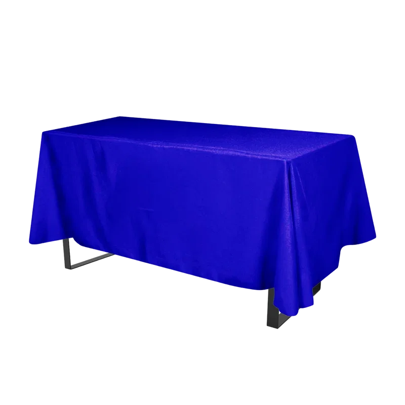 Flat 3-sided Table Cover - fits 8 foot standard table: Polyester — view 10