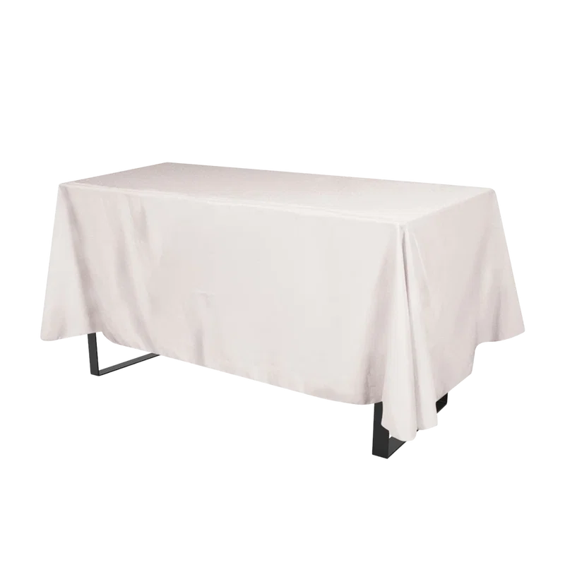 Flat 3-sided Table Cover - fits 8 foot standard table: Polyester — view 8