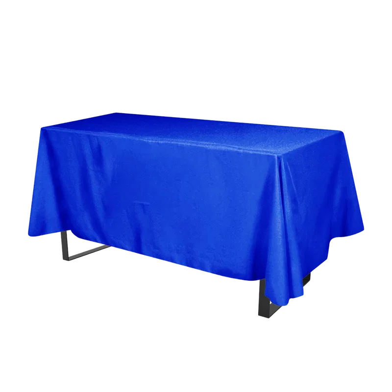 Flat 3-sided Table Cover - fits 8 foot standard table: Polyester — view 9